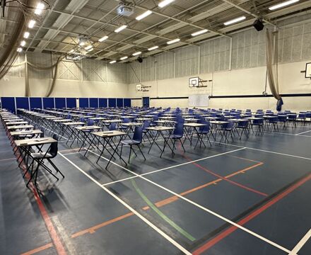 Exam Desks Sports Hall